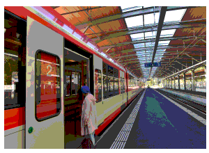 Abholung am Bahnhof Stuttgart